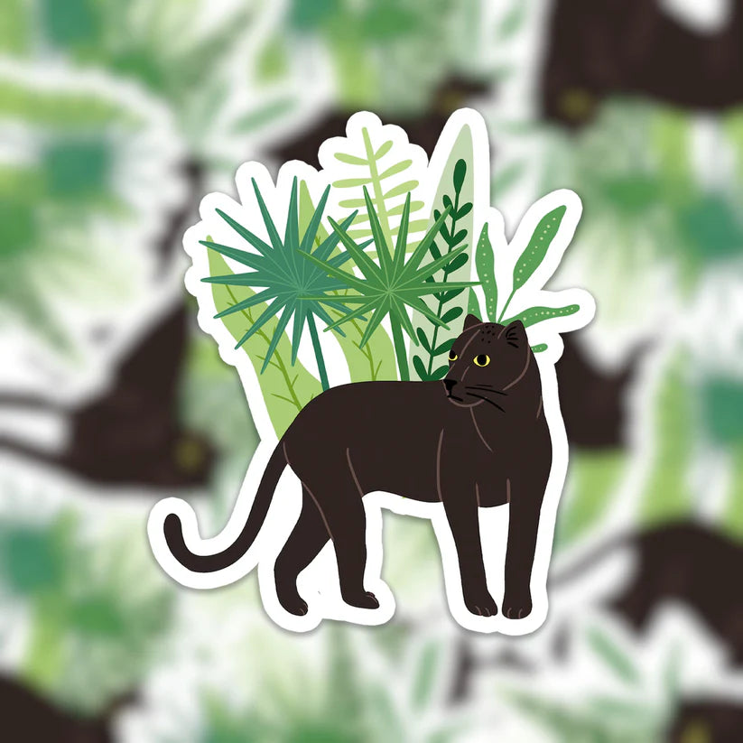 Sticker vinyle - panthère