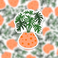 Sticker vinyle - plante