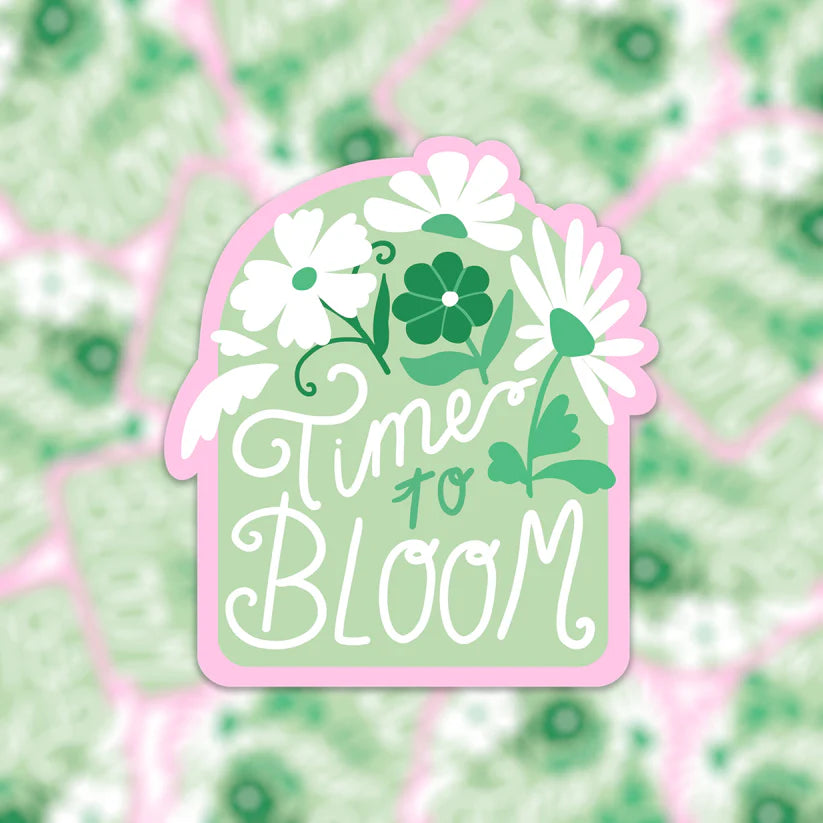 Sticker vinyle - Time to bloom