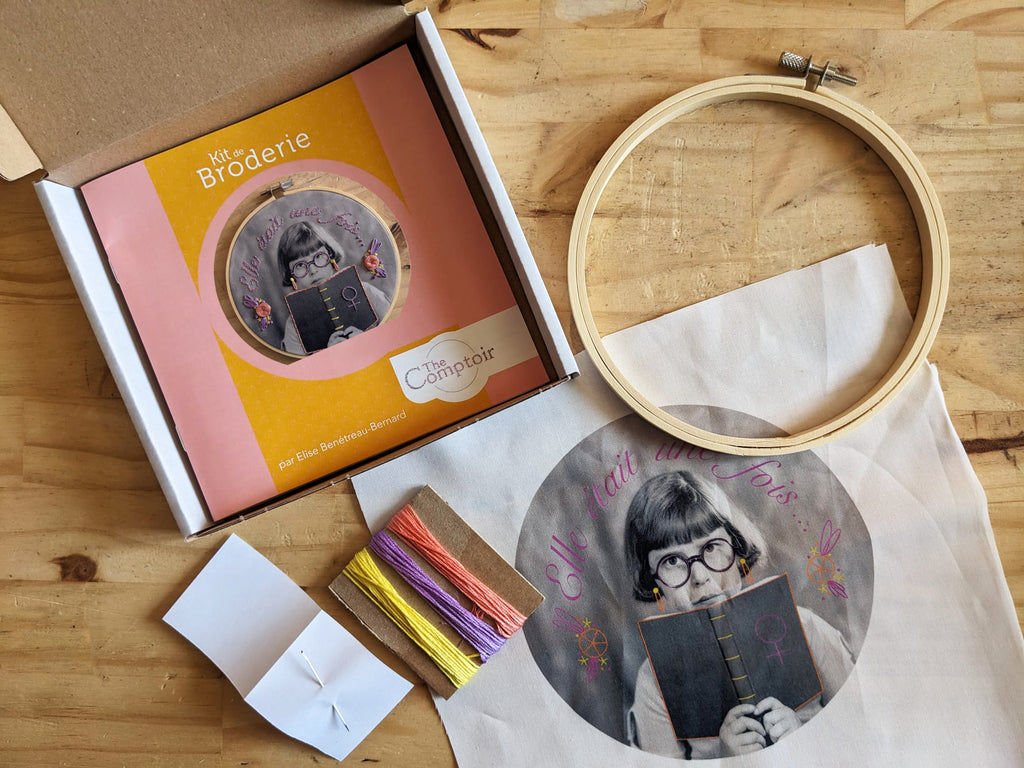 Kit broderie - Elle était une fois ...