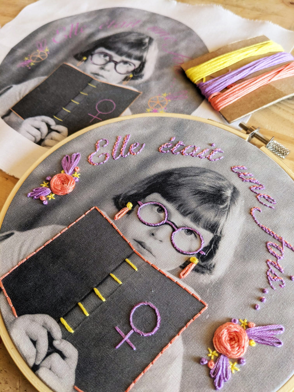Kit broderie - Elle était une fois ...