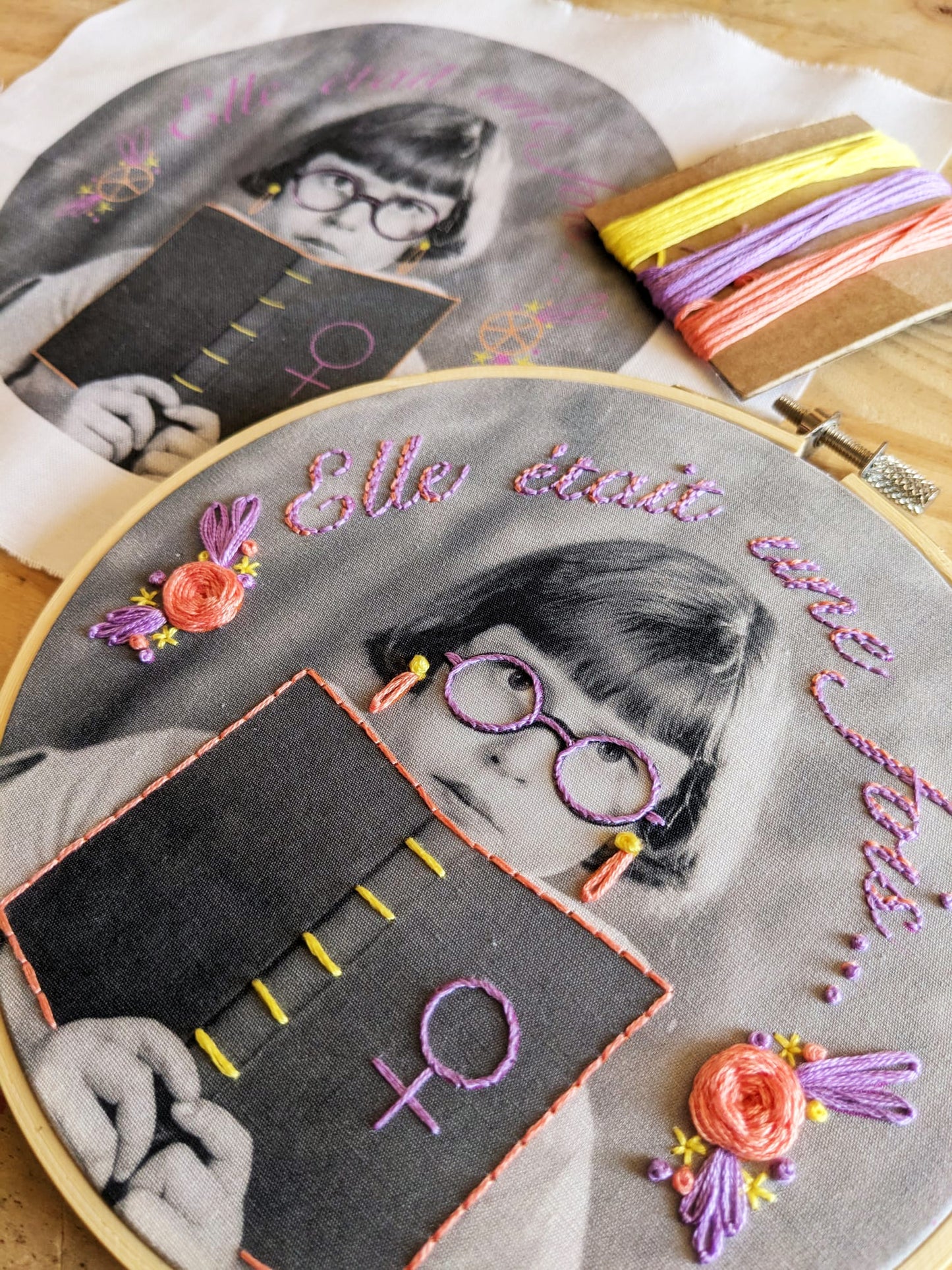 Kit de broderie "Elle était une fois ..."