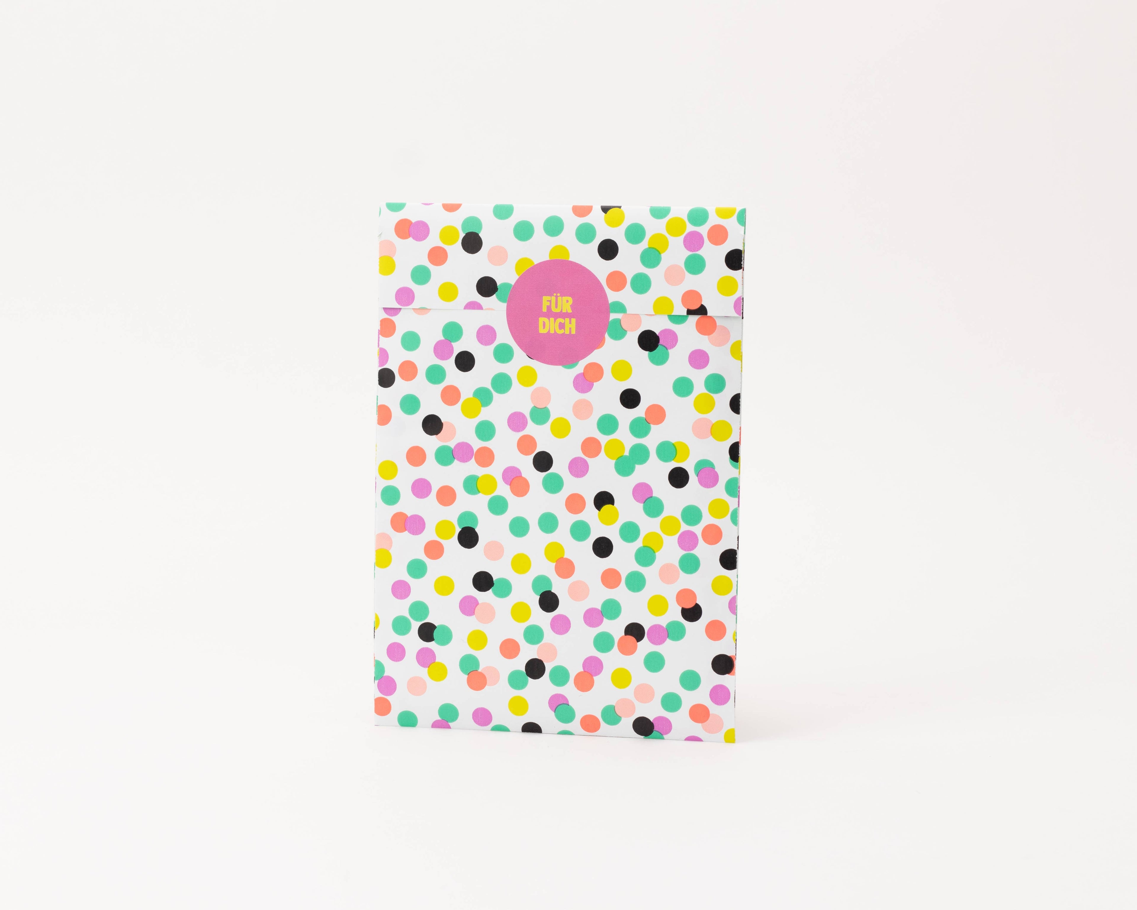 Pochette cadeau - confetti (grand)