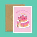 Carte postale Layer cake + enveloppe