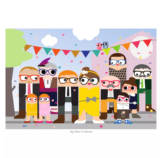 Affiche "Fête de famille"