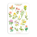 Feuille d'autocollants A5 - Wild flowers