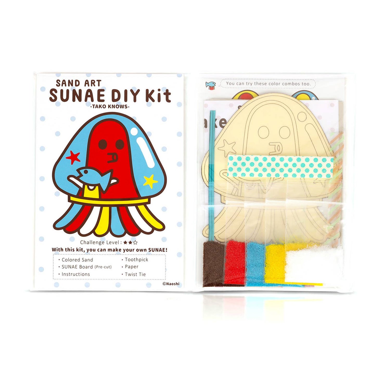 Kit créatif avec sable coloré "The Jellyfish Hotel"