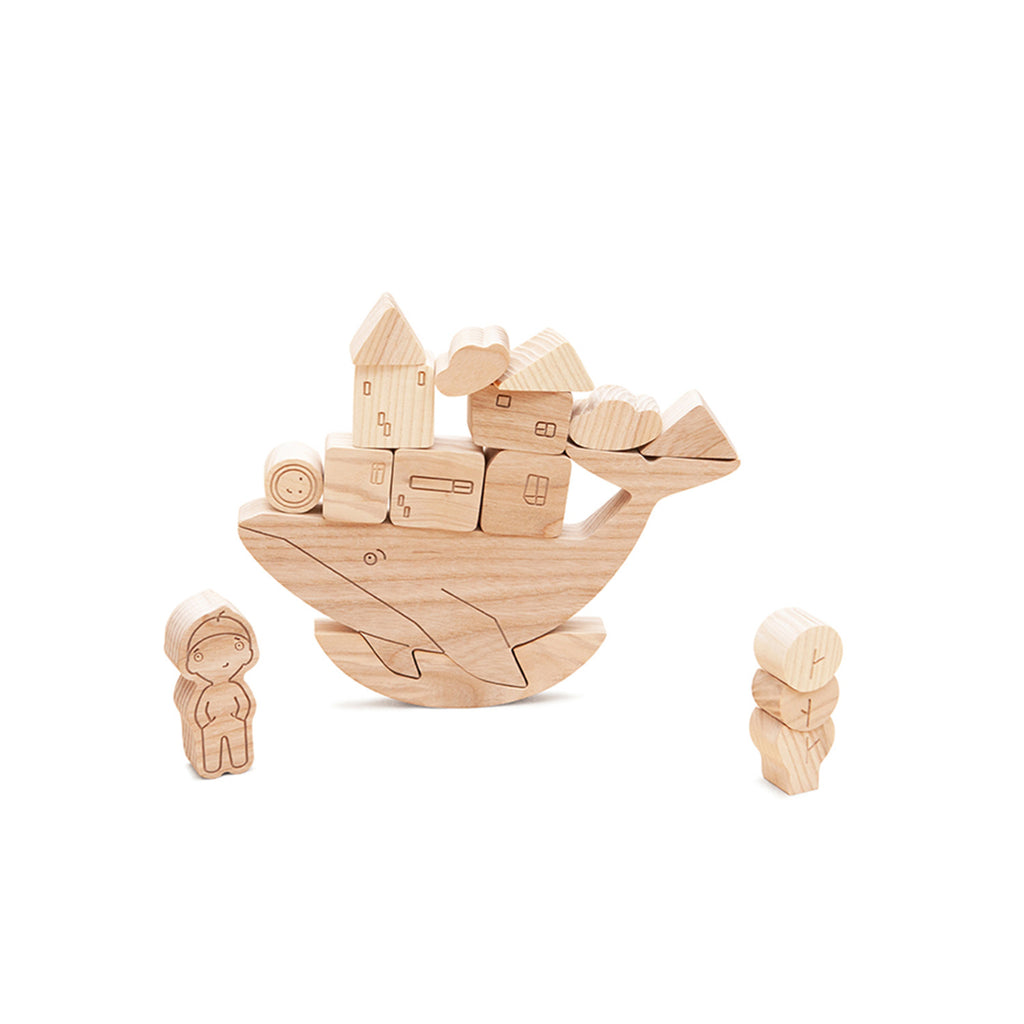 Jeu d'équilibre Histoires de la mer en bois