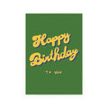 Carte anniversaire - Happy Birthday