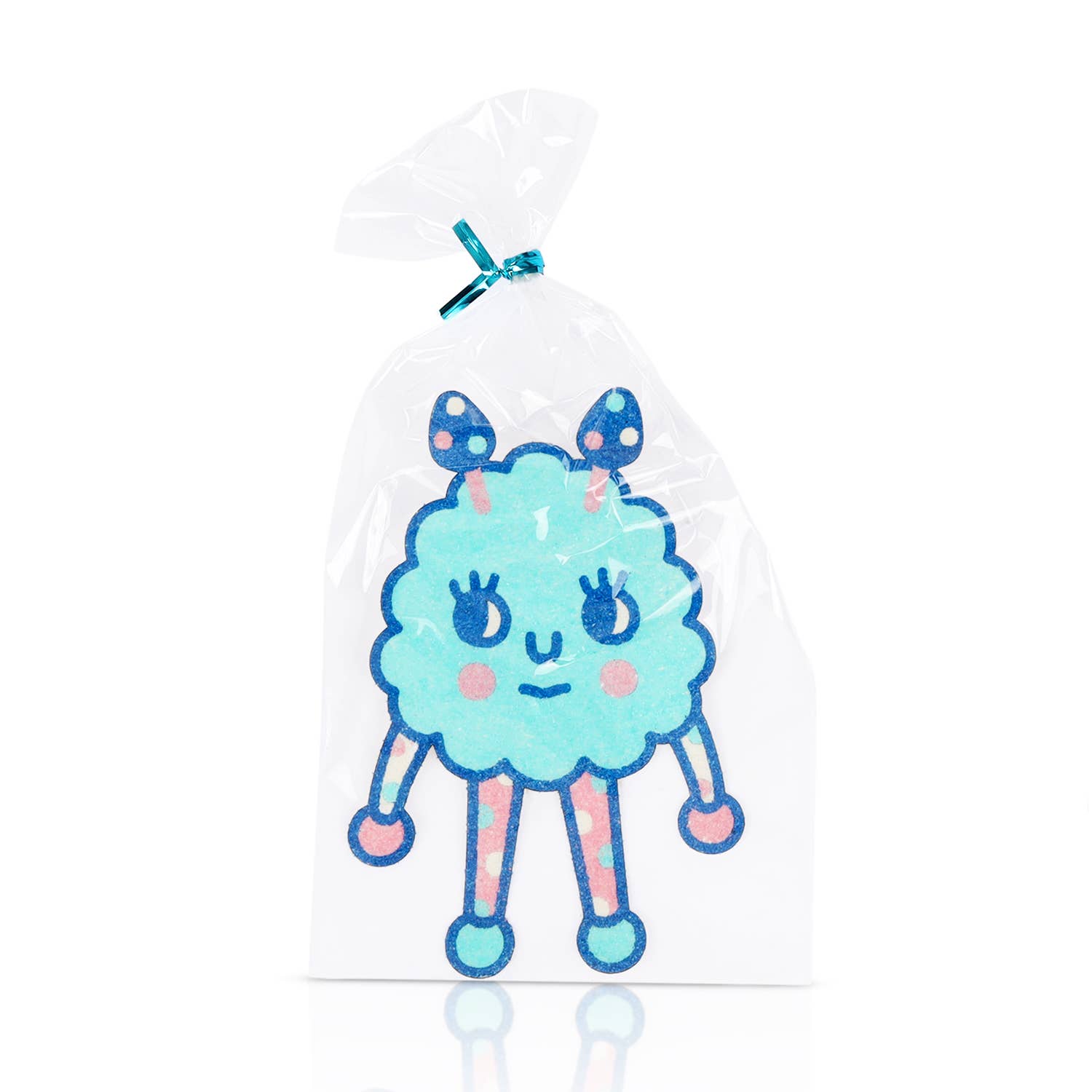 Kit créatif avec sable coloré "Barbe à papa Alien"