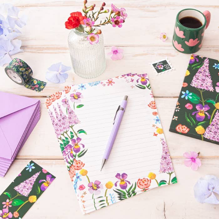 Coffret de Papier à Lettre Botanique