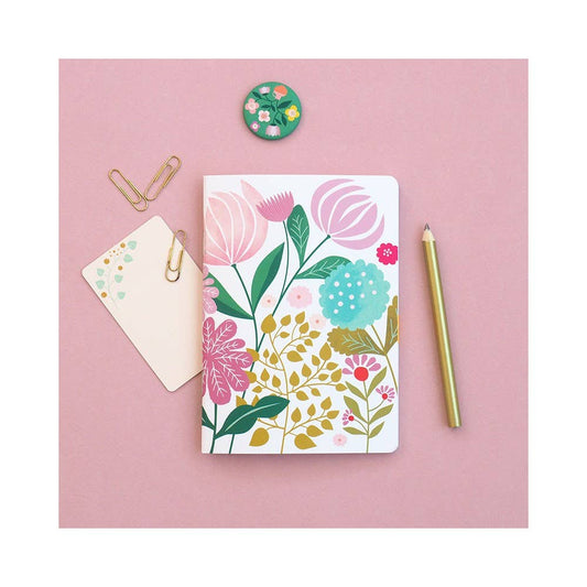 Petit carnet de 48 pages lignées "Herbes folles"