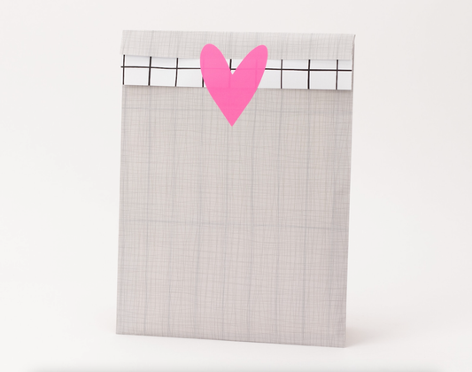 Pochette papier grise PM