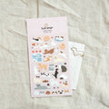 Planche de stickers - chien