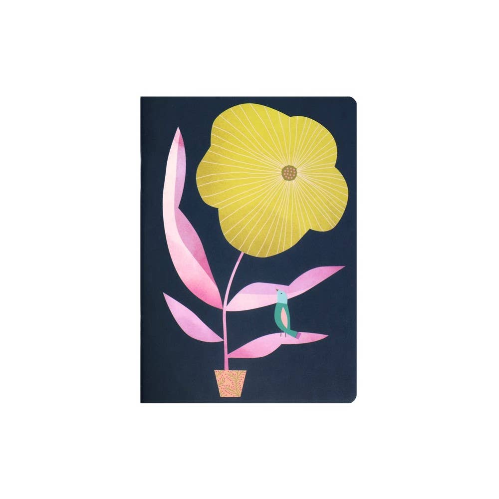 Carnet de 48 pages joliment fleuri