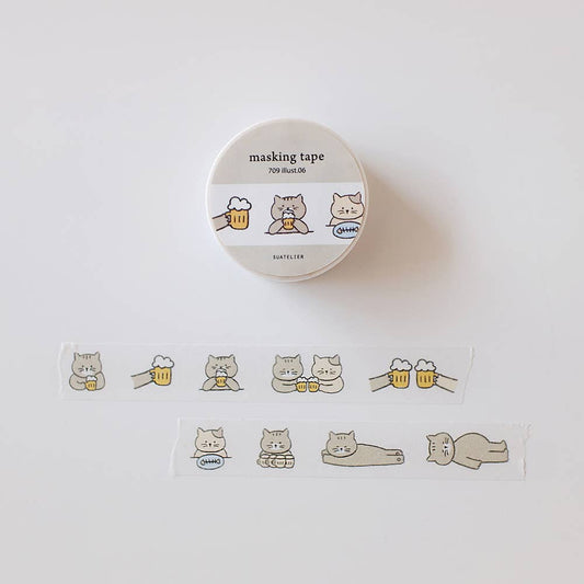 Masking tape Illustration 06