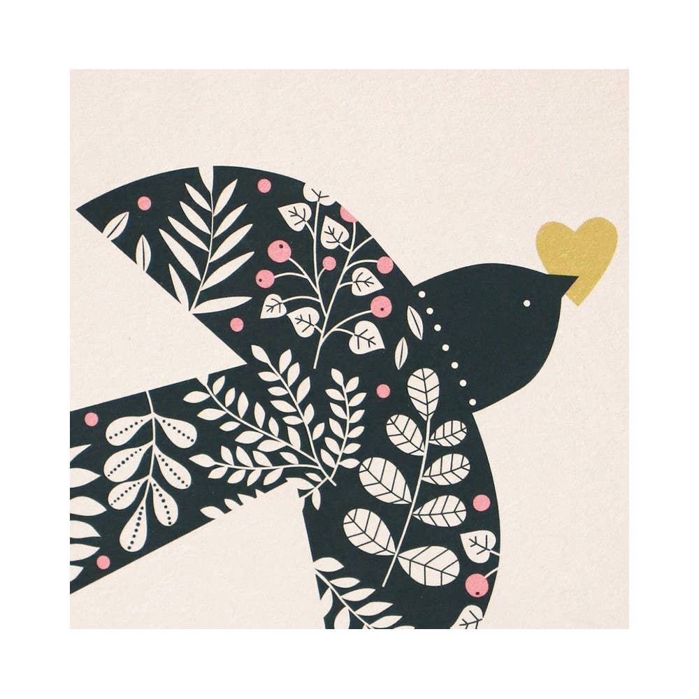 Carte Postale Peace and Love - Mini labo