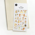 Planche de stickers - Ours au quotidien