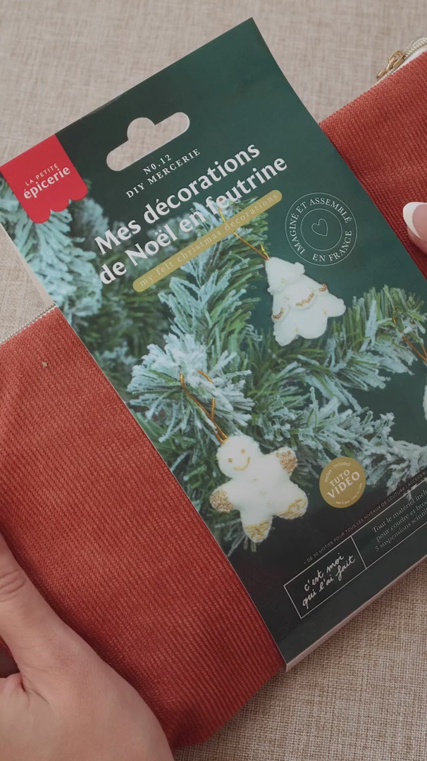 Kit DIY - Décorations de Noël en feutrine