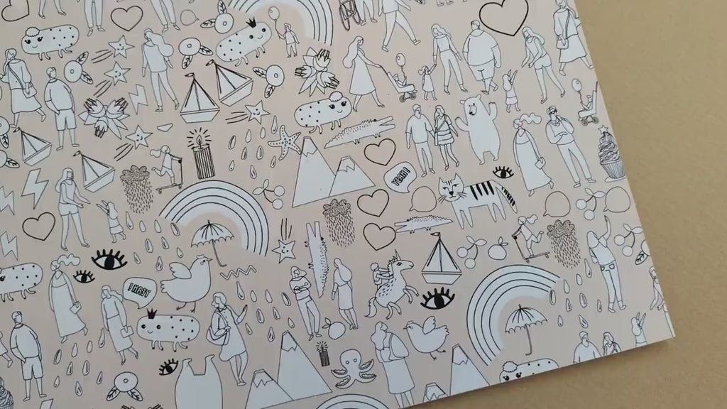 Poster cherche & trouve - Bientôt tata