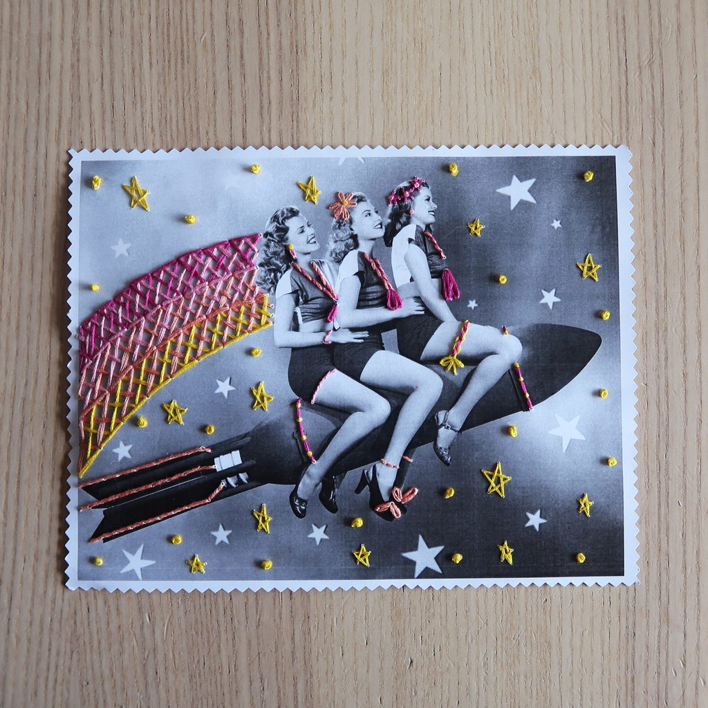Kit broderie - projet guidé "Rocket Ladies