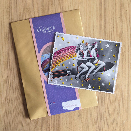 Kit de broderie projet guidé "Rocket Ladies"