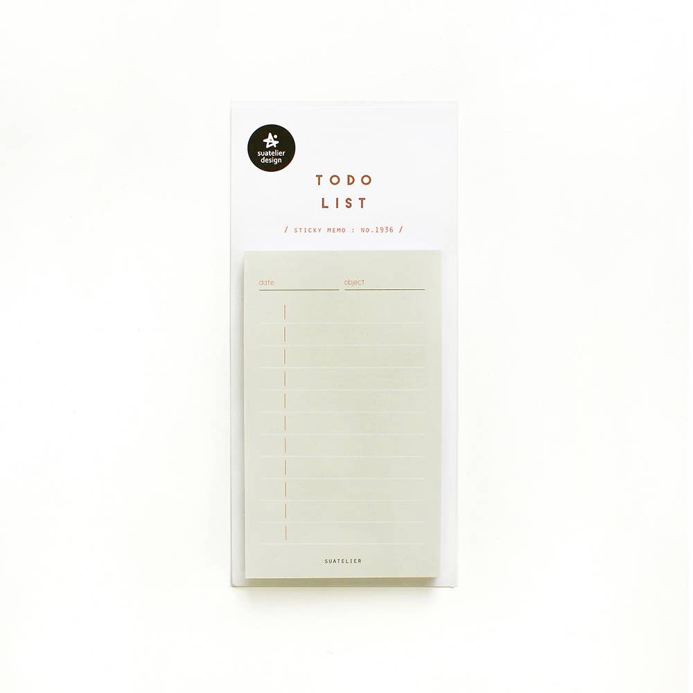 Notes adhésives - Liste des tâches